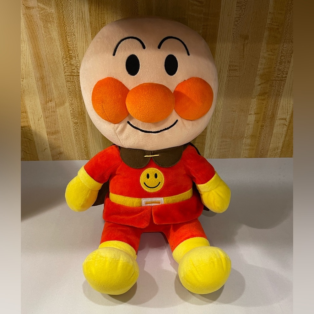 Vintage Anpanman Superhero 2011 large 18” plush
